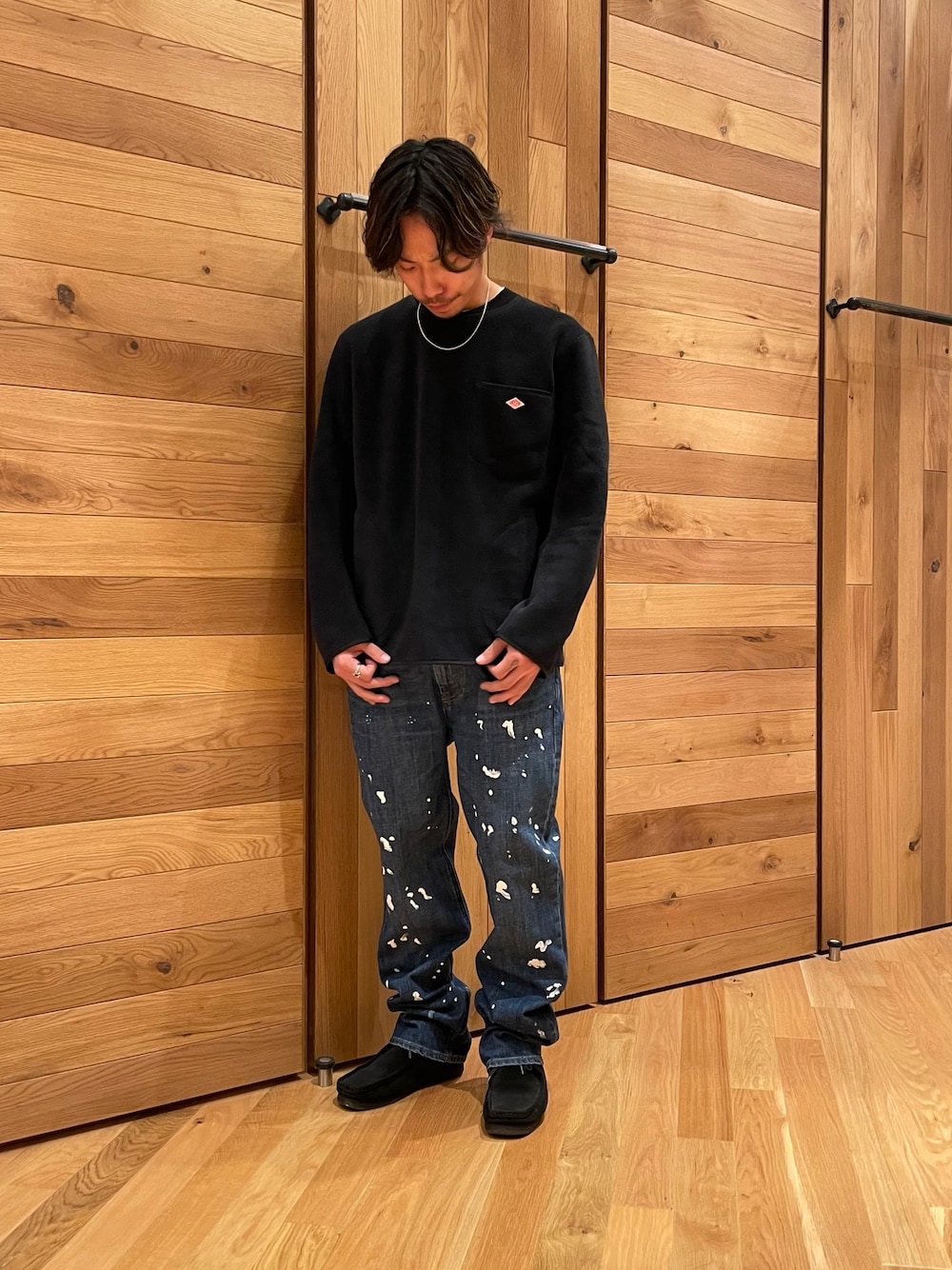 ダントン フリース ダントン DANTON フリース プルオーバー クルーネック 44