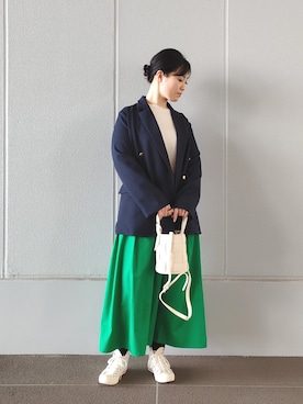「prose verse（プロズヴェール）のアイテム（ジャケット/アウター）」を使った、AKIさん（レディース・160cm）の冬コーディネート