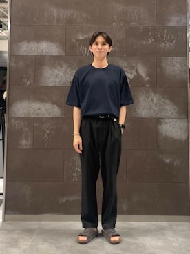 「ここでしか手に入らない別注アイテム」｜kazumazuma04さん（メンズ・174cm）の夏コーディネート