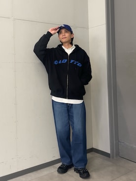 「Lee（リー）のアイテム」を使った、カズマさん（メンズ・174cm）の秋コーディネート