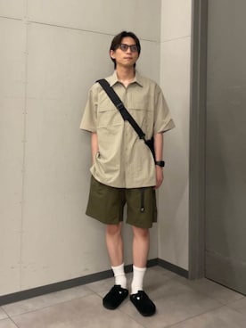 「KEEN（キーン）のアイテム」を使った、kazumazuma04さん（メンズ・174cm）の夏コーディネート