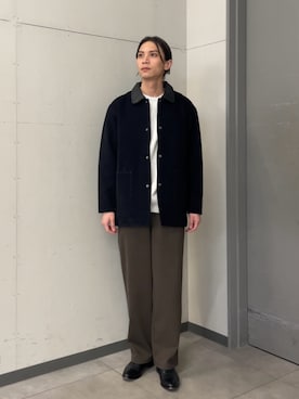 「アイテム（その他アウター）」を使った、カズマさん（メンズ・174cm・20代）の秋コーディネート