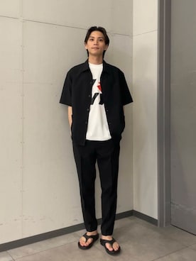 「帰省コーデ」｜kazumazuma04さん（メンズ・174cm）の夏コーディネート