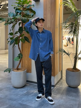 「季節の変わり目羽織コーデ」｜カズマさん（メンズ・174cm）の秋コーディネート