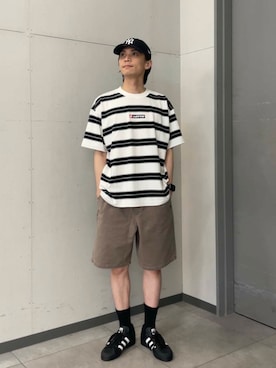 「lotto」｜kazumazuma04さん（メンズ・174cm）の夏コーディネート