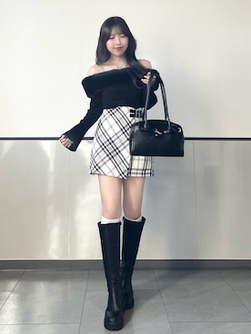 「INGNI（イング）のアイテム」を使った、manakaさん（レディース・160cm）の秋コーディネート