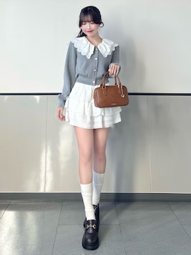 manakaさん（レディース・160cm）の春コーディネート