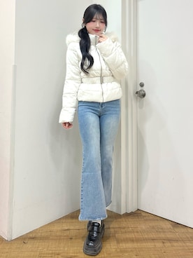 manakaさん（レディース・160cm）の冬コーディネート