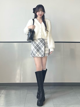 「INGNI（イング）のアイテム」を使った、manakaさん（レディース・160cm）の秋コーディネート