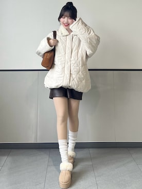 「INGNI（イング）のアイテム」を使った、manakaさん（レディース・160cm）の秋コーディネート