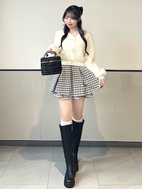 「トレンド秋素材コーデ」｜manakaさん（レディース・160cm）の秋コーディネート