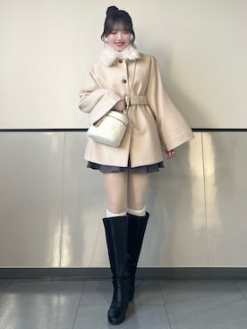 manakaさん（レディース・160cm）の秋コーディネート