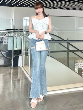 manakaさん(レディース・160cm)の夏コーディネート