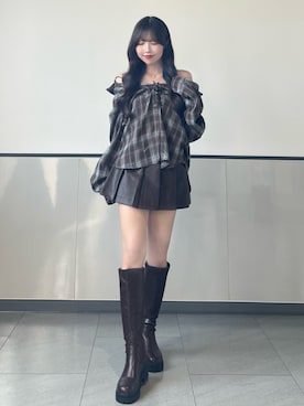 「INGNI（イング）のアイテム」を使った、manakaさん（レディース・160cm）の秋コーディネート