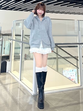「INGNI（イング）のアイテム」を使った、manakaさん（レディース・160cm）の秋コーディネート