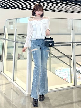 「INGNI（イング）のアイテム」を使った、manakaさん（レディース・160cm）の秋コーディネート