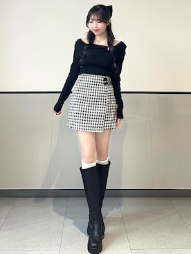 「INGNI（イング）のアイテム」を使った、manakaさん（レディース・160cm）の秋コーディネート