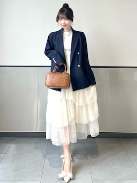 manakaさん（レディース・160cm）の春コーディネート