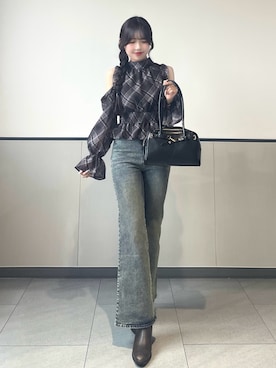 manakaさん（骨格ストレート・レディース・160cm）の秋コーディネート