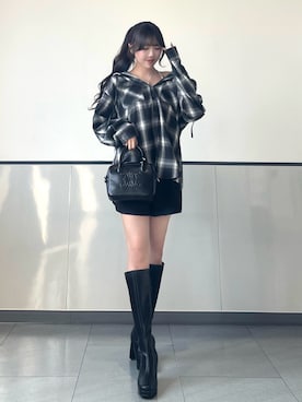 「アイテム（キャミソール）」を使った、manakaさん（レディース・160cm）の秋コーディネート
