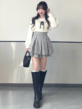 「INGNI（イング）のアイテム」を使った、manakaさん（レディース・160cm）の秋コーディネート