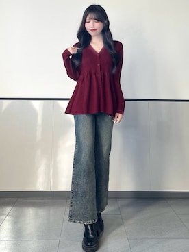 manakaさん（レディース・160cm）の秋コーディネート