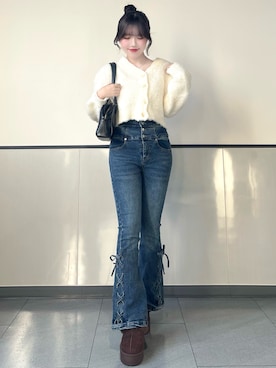 manakaさん（レディース・160cm）の秋コーディネート