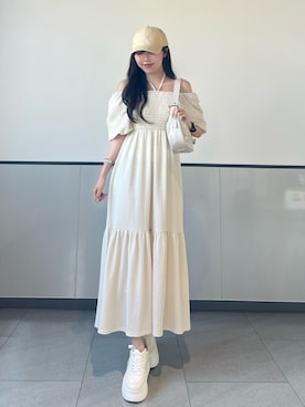 manakaさん（レディース・160cm）の夏コーディネート