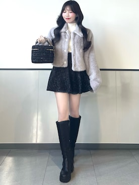 「INGNI（イング）のアイテム」を使った、manakaさん（レディース・160cm）の秋コーディネート