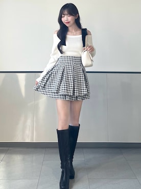 「INGNI（イング）のアイテム」を使った、manakaさん（レディース・160cm）の秋コーディネート