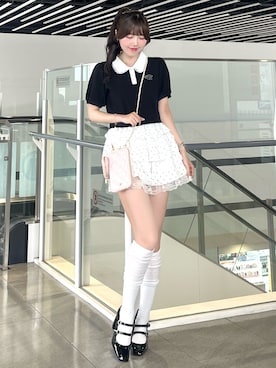 「INGNI（イング）のアイテム（バッグ）」を使った、manakaさん（レディース・160cm）の春コーディネート