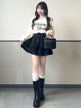 「INGNI（イング）のアイテム」を使った、manakaさん（レディース・160cm）の秋コーディネート