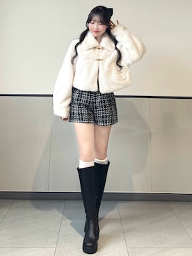 「INGNI（イング）のアイテム」を使った、manakaさん（レディース・160cm）の秋コーディネート