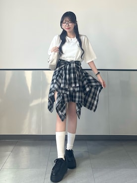 「INGNI（イング）のアイテム」を使った、manakaさん（レディース・160cm）の秋コーディネート