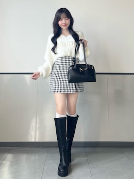 「INGNI（イング）のアイテム」を使った、manakaさん（レディース・160cm）の秋コーディネート