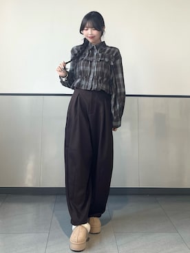 manakaさん（レディース・160cm）の秋コーディネート