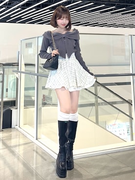 「INGNI（イング）のアイテム」を使った、manakaさん（レディース・160cm）の秋コーディネート
