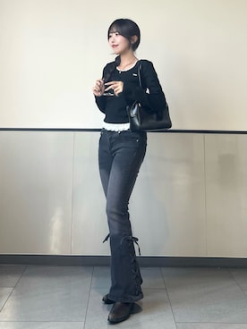 「INGNI（イング）のアイテム」を使った、manakaさん（レディース・160cm）の秋コーディネート