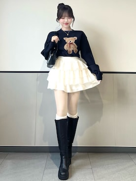 manakaさん（レディース・160cm）の秋コーディネート