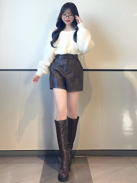 「INGNI（イング）のアイテム」を使った、manakaさん（レディース・160cm）の秋コーディネート