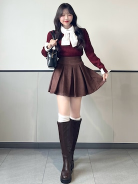 「INGNI（イング）のアイテム」を使った、manakaさん（レディース・160cm）の秋コーディネート