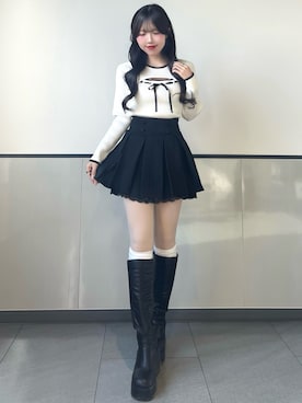 manakaさん（レディース・160cm）の冬コーディネート