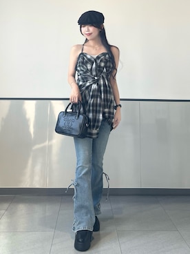 manakaさん（レディース・160cm）の秋コーディネート