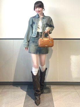 manakaさん（レディース・160cm）の春コーディネート