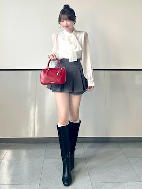 manakaさん（レディース・160cm）の春コーディネート