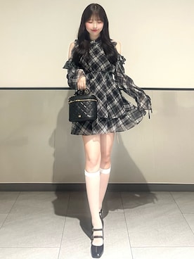 「INGNI（イング）のアイテム」を使った、manakaさん（レディース・160cm）の春コーディネート