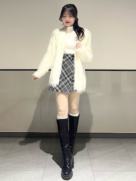 「INGNI（イング）のアイテム」を使った、manakaさん（レディース・160cm）の秋コーディネート