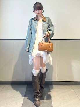 「INGNI（イング）のアイテム」を使った、manakaさん（レディース・160cm）の春コーディネート