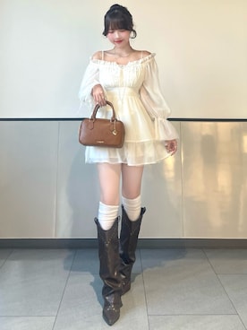 「INGNI（イング）のアイテム」を使った、manakaさん（レディース・160cm）の春コーディネート