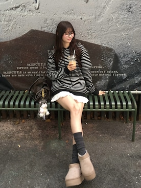 「shein」｜ほにさん（レディース・160cm）の秋コーディネート